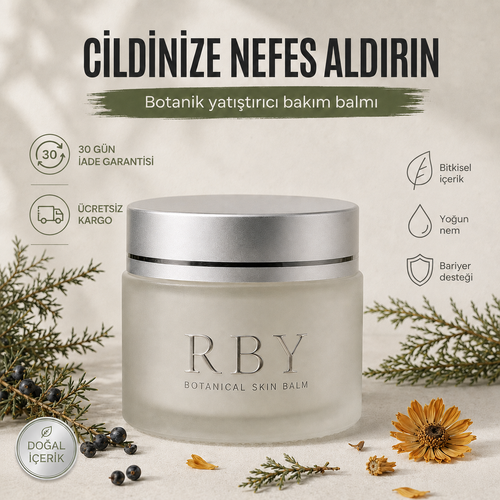 RBY Botanik Cilt Balmı Yatıştırıcı Bakım Kremi 50 ml